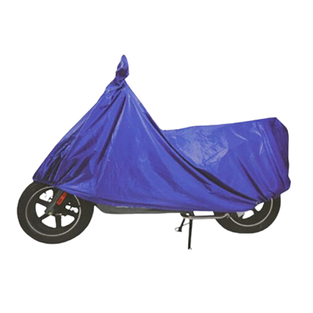 Accesorii si Piese - Husa scuter si motocicleta, universala, banda elastica, albastru