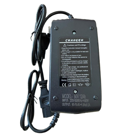 Incarcatoare - Incarcator 60V 12Ah, mufa Flat 3 pini, Plumb acid, pentru bicicleta electrica UTIL