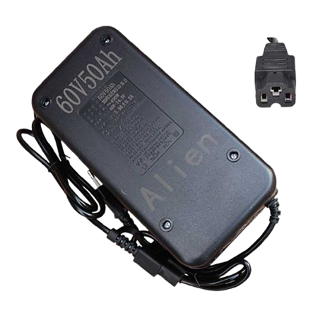 Incarcatoare - Incarcator tricicleta electrica 60V 50Ah, mufa Flat 3 pini, Plumb-Acid