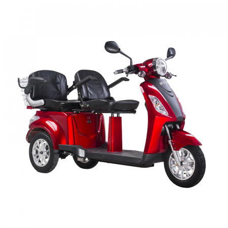 Triciclete Electrice - Tricicleta electrica adulti 2 locuri ZT 18, fara permis, Z-Tech