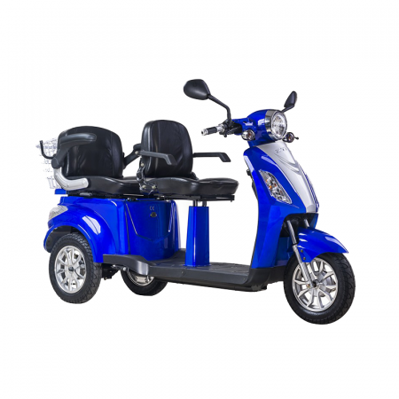 Triciclete Electrice - Tricicleta electrica adulti 2 locuri ZT 18, fara permis, Z-Tech