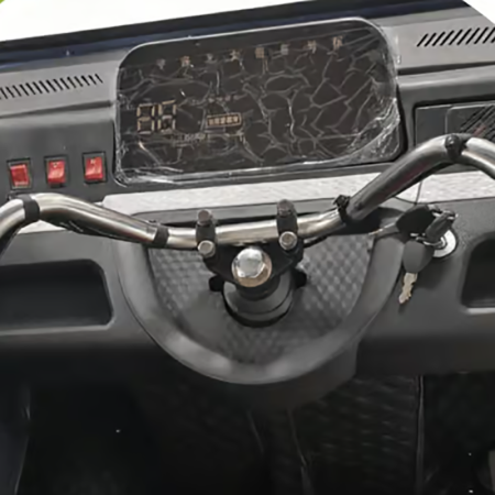 Tricicleta electrica, cabina dubla si remorca, fara permis 2000W, 25km/h [4]