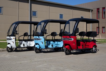 Tricicleta electrica OPTIMUS MAX 1000W, 72V 20 Ah, 25km/h, autonomie 50 km [26]