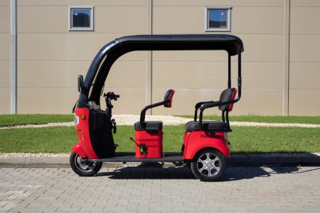 Tricicleta electrica OPTIMUS MAX 1000W, 72V 20 Ah, 25km/h, autonomie 50 km [7]