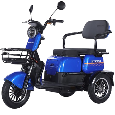 Triciclete Electrice - Tricicleta electrica ZT 16 1200W, 60V 20Ah, autonomie 50km, nu necesita permis, Z-Tech