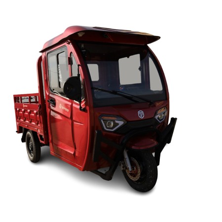 TRICICLU ELECTRIC CU REMORCA SI CABINA INCHISA JP3000 [9]