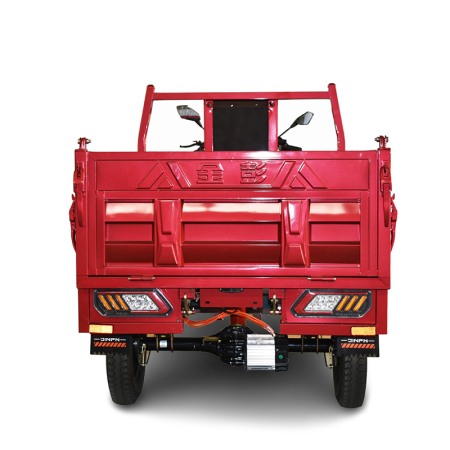 Triciclete Electrice - Triciclu electric de marfa basculabil cu cabina, 3900W, viteza 25km/h, baterii 60Ah, basculare hidraulica, nu necesita permis, AMR DUMP