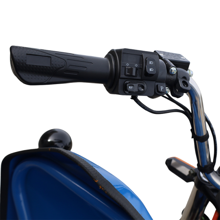 Triciclu electric de marfa basculabil cu cabina, 3900W, viteza 25km/h, baterii 60Ah, basculare hidraulica, nu necesita permis, AMR DUMP [11]