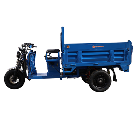 Triciclu electric de marfa basculabil cu cabina, 3900W, viteza 25km/h, baterii 60Ah, basculare hidraulica, nu necesita permis, AMR DUMP [12]