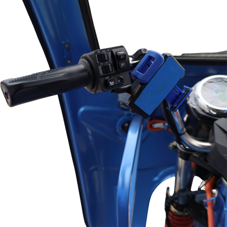 Triciclu electric de marfa basculabil cu cabina, 3900W, viteza 25km/h, baterii 80Ah, nu necesita permis, JP1500 [3]