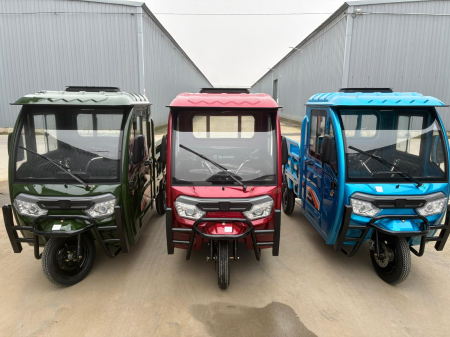 Triciclu electric cu bena si cabina [6]