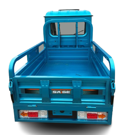 Triciclete Electrice - Triciclu electric cu bena si cabina