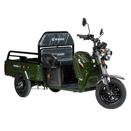 Triciclete Electrice - Triciclu electric de marfa ECOPIKAP ARTEMISGIFT, viteza maxima 25 km/h, 1600W, 60V/32Ah, fara permis