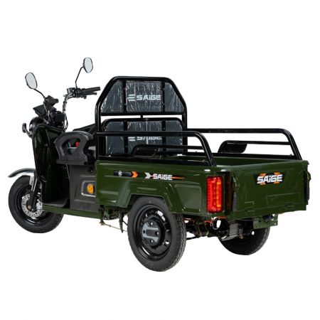Triciclete Electrice - Triciclu electric de marfa ECOPIKAP ARTEMISGIFT, viteza maxima 25 km/h, 1600W, 60V/32Ah, fara permis