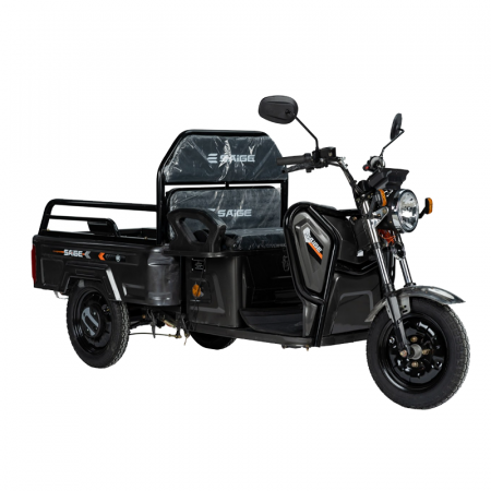 Triciclete Electrice - Triciclu electric de marfa ECOPIKAP ARTEMISGIFT, viteza maxima 25 km/h, 1600W, 60V/32Ah, fara permis