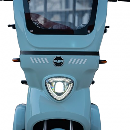 Tricicleta electrica cu un loc si acoperis Kuba [7]