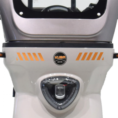 Tricicleta electrica cu un loc si acoperis Kuba [4]