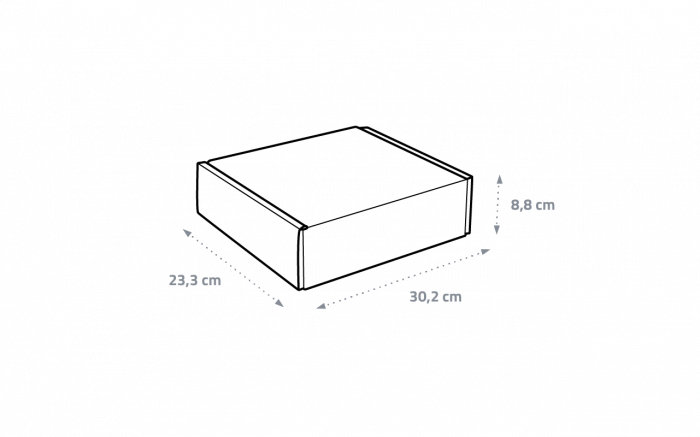 30.2 x 23.3 x 8.8 cm - cutie de carton ECO [1]