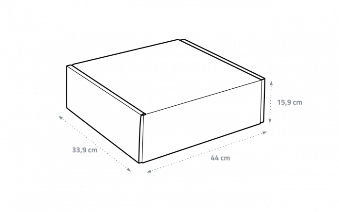 44 x 33.9 x 15.9 cm - cutie de carton ECO [1]
