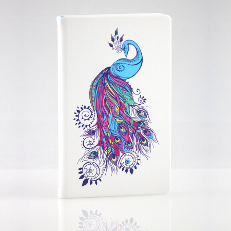 agende & caiete - agenda peacock dance - hartie de piatra