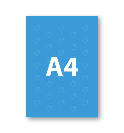 dimensiuni mici - print A4 personalizat – 21 × 29,7 cm