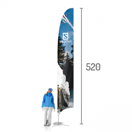 sisteme expoziționale - steag vela XL