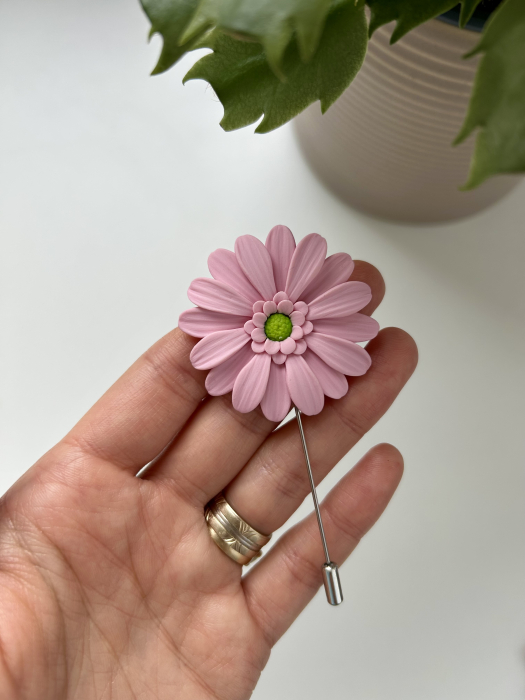 Brosa Gerbera Roz [2]