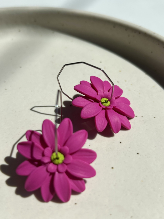 Gerbera Fuchsia - Cercei [2]