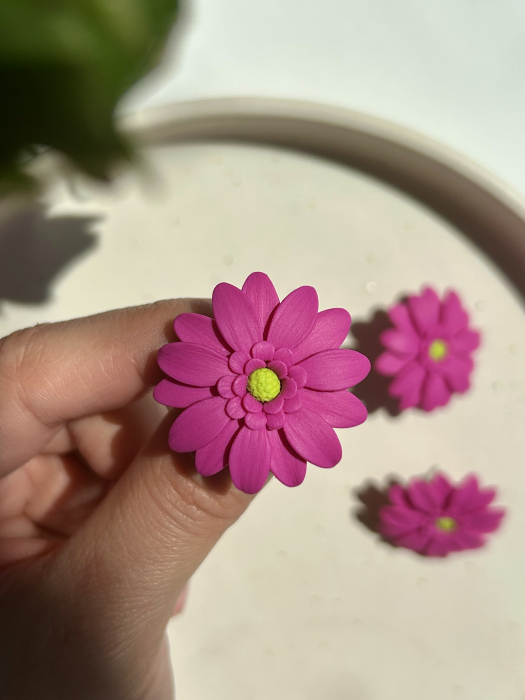 Gerbera Fuchsia - Cercei Stud [3]