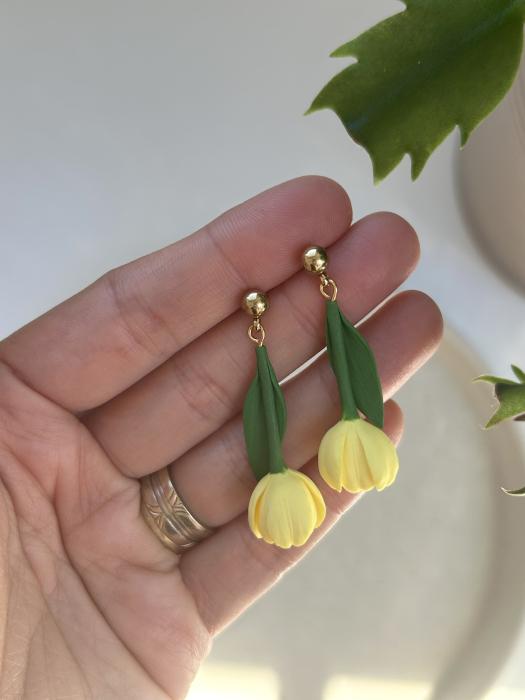 Lalea - Galben - Cercei [2]