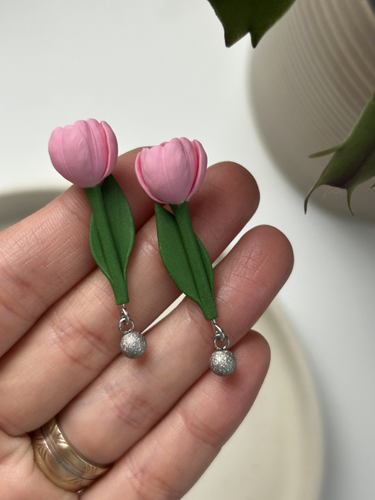 Lalea Roz- Cercei [3]