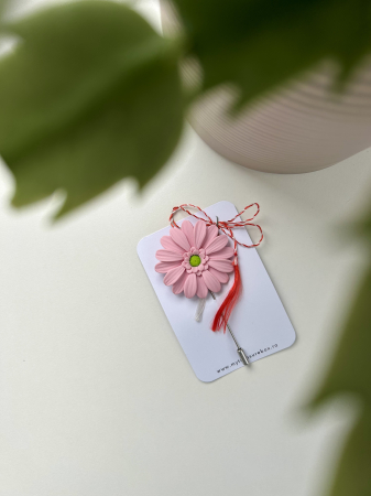 Brosa Gerbera Roz [2]