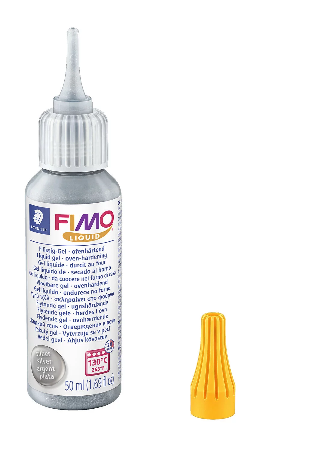 Fimo Liquide - Fimo Liquid Gel Decor Silver 50ml
