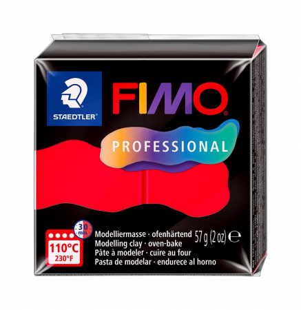 Fimo Professional - Fimo Professional Pure Red 57g