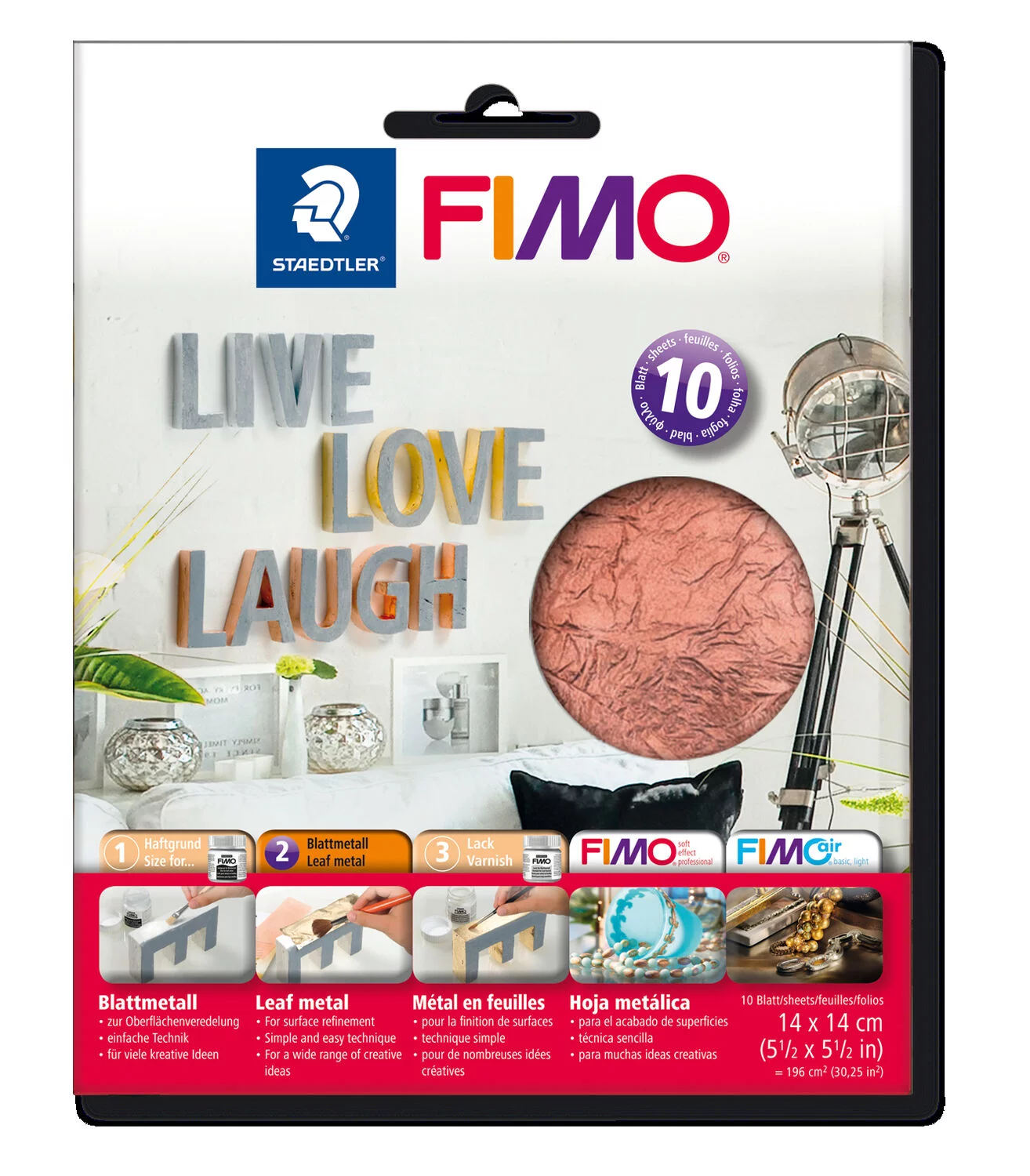 Folie Fimo - Fimo Set Folie Copper