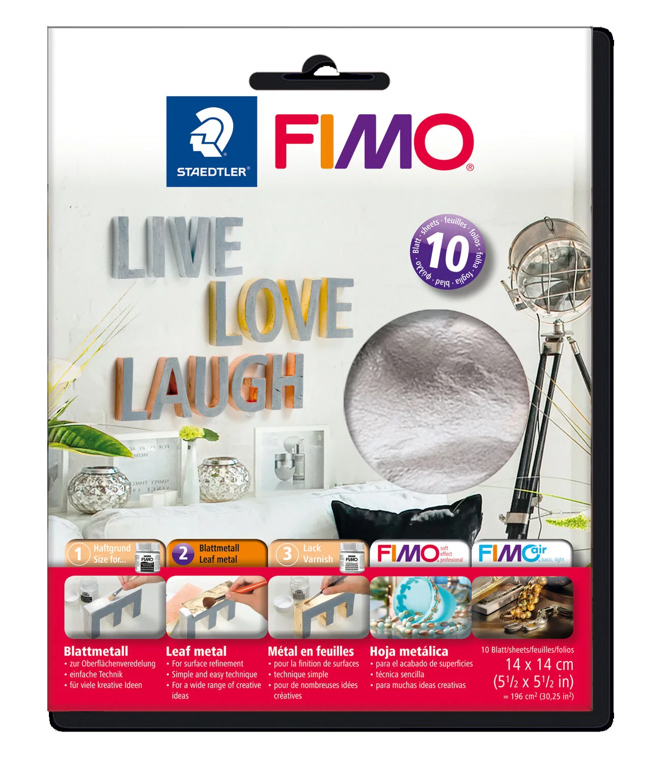 Folie Fimo - Fimo Set Folie Silver