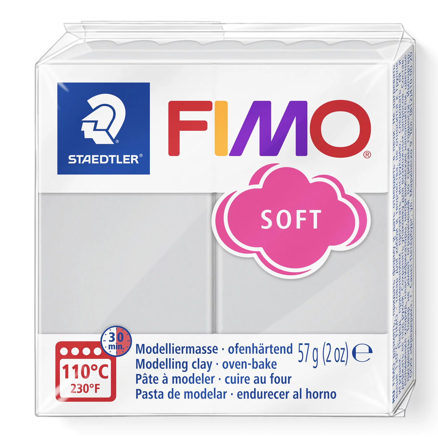 Fimo Soft - Fimo Soft 56g Dolphin Grey