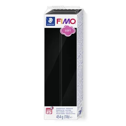 Fimo Soft 454g - Fimo Soft Black 454g