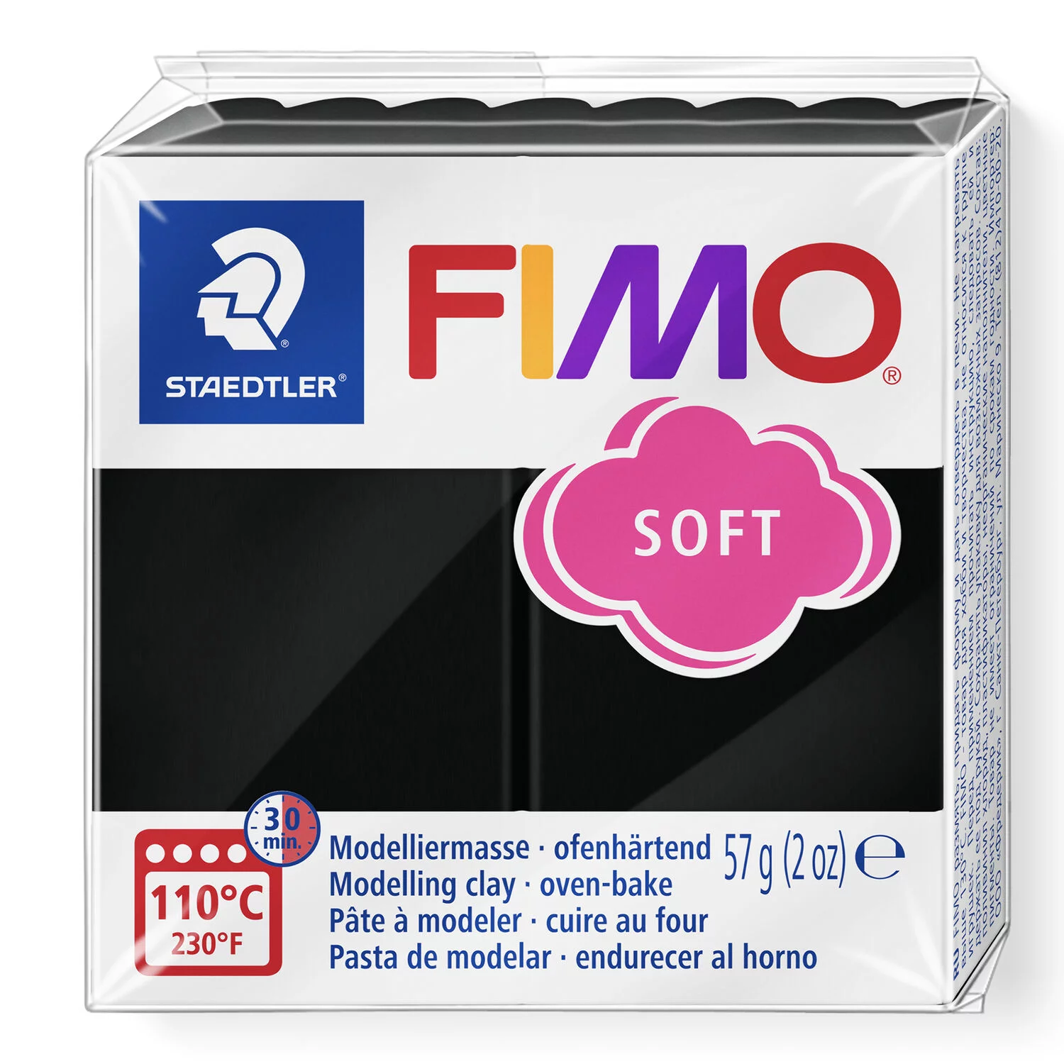 Fimo Soft - Fimo Soft Black 57g