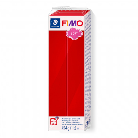 Fimo Soft 454g - Fimo Soft Christmas Red 454g