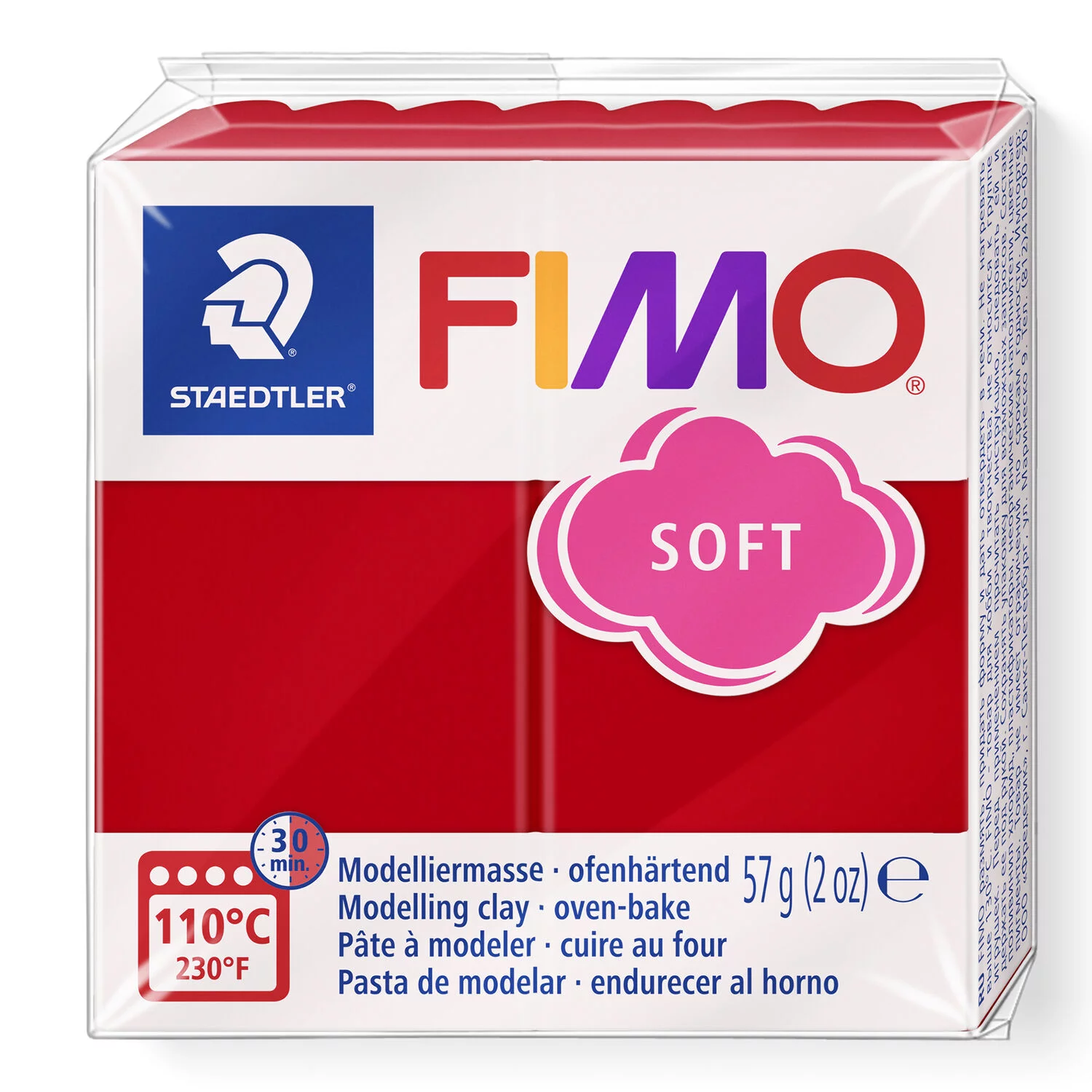 Fimo Soft - Fimo Soft Christmas Red 57g