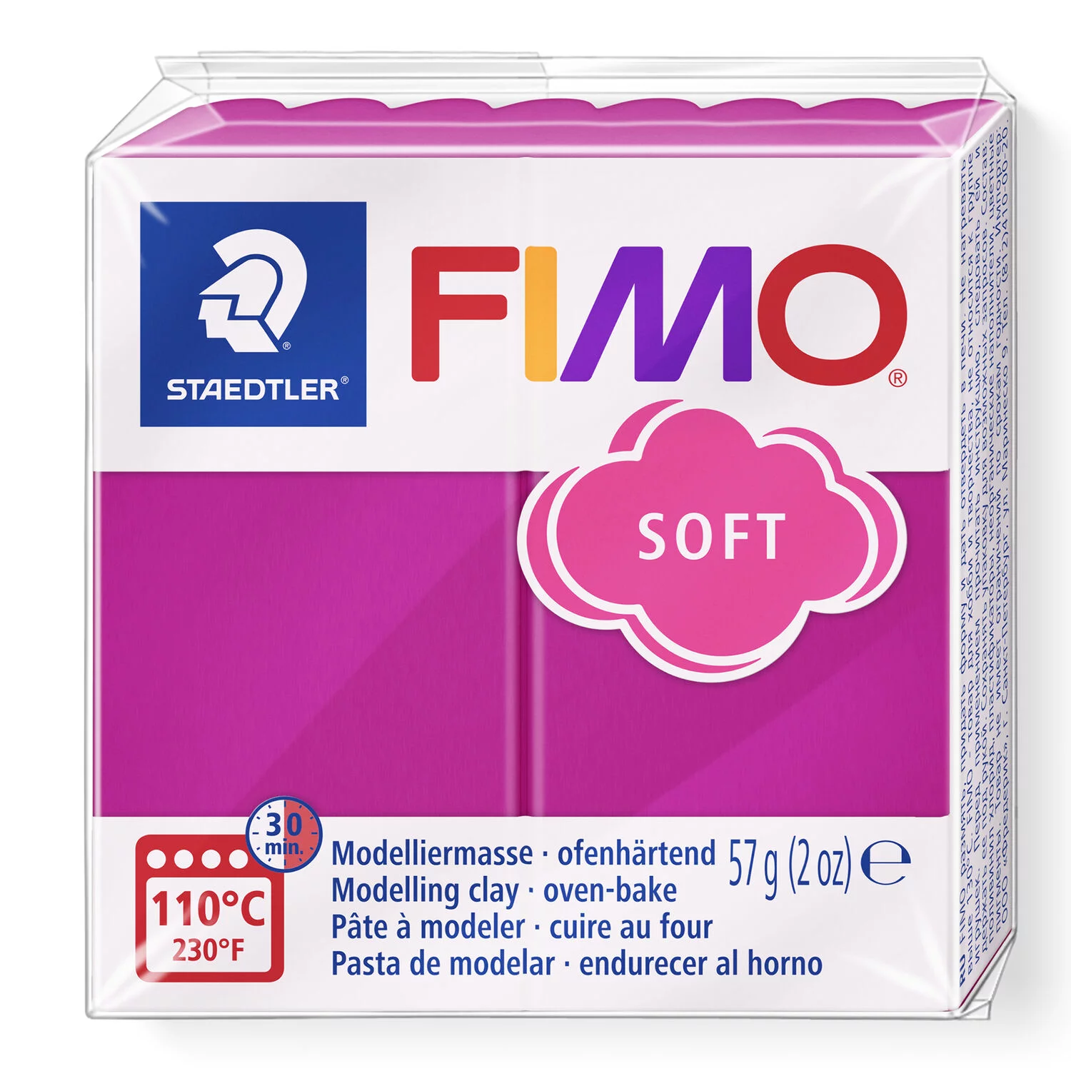 Fimo Soft - Fimo Soft Raspberry 57g