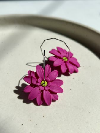 Spring - Gerbera Fuchsia - Cercei