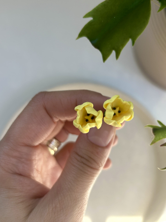 Spring - Lalea - Galben - Cercei