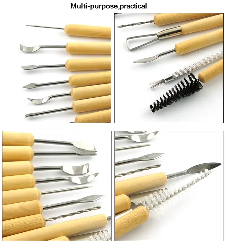 Set instrument lemn+varf metalic pentru modelat [1]