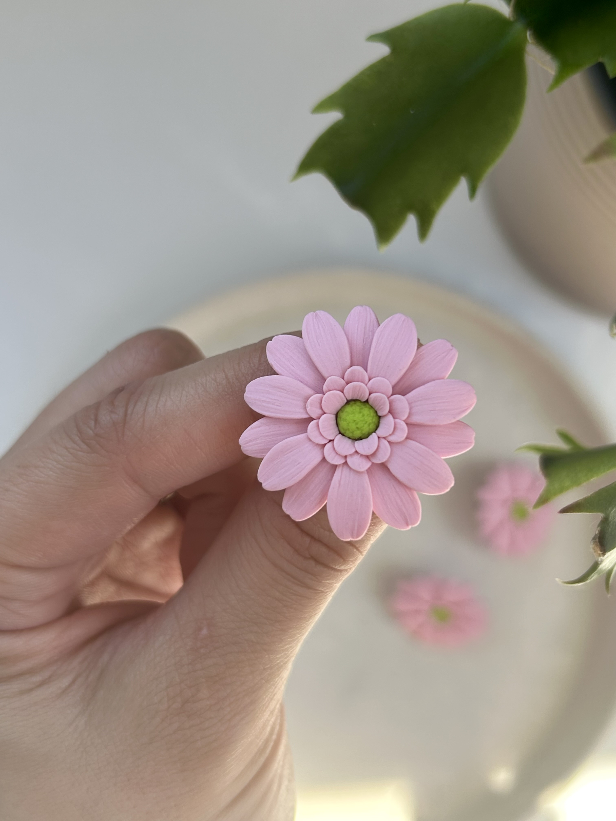 Gerbera Roz 2 - Cercei Stud