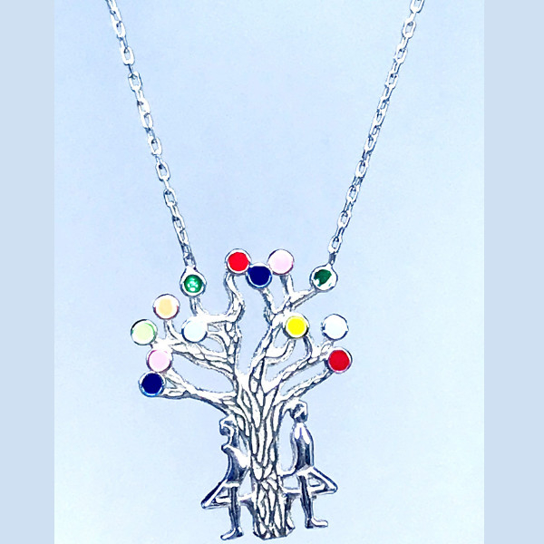 Colier argint 925 - rodiat - TREE OF LOVE, 45 cm [2]