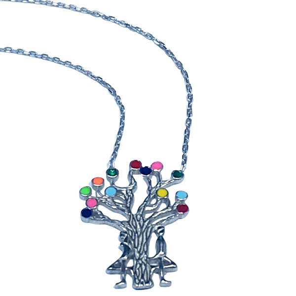 Colier argint 925 - rodiat - TREE OF LOVE, 45 cm [3]