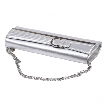 Geanta dama Charmant, piele ecologica 29x11x4 cm, elegant Silver [1]