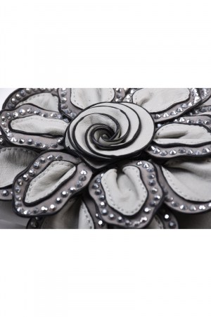 Geanta de dama Charmant, piele ecologica, eleganta cu trandafir, 22x17x2cm [1]